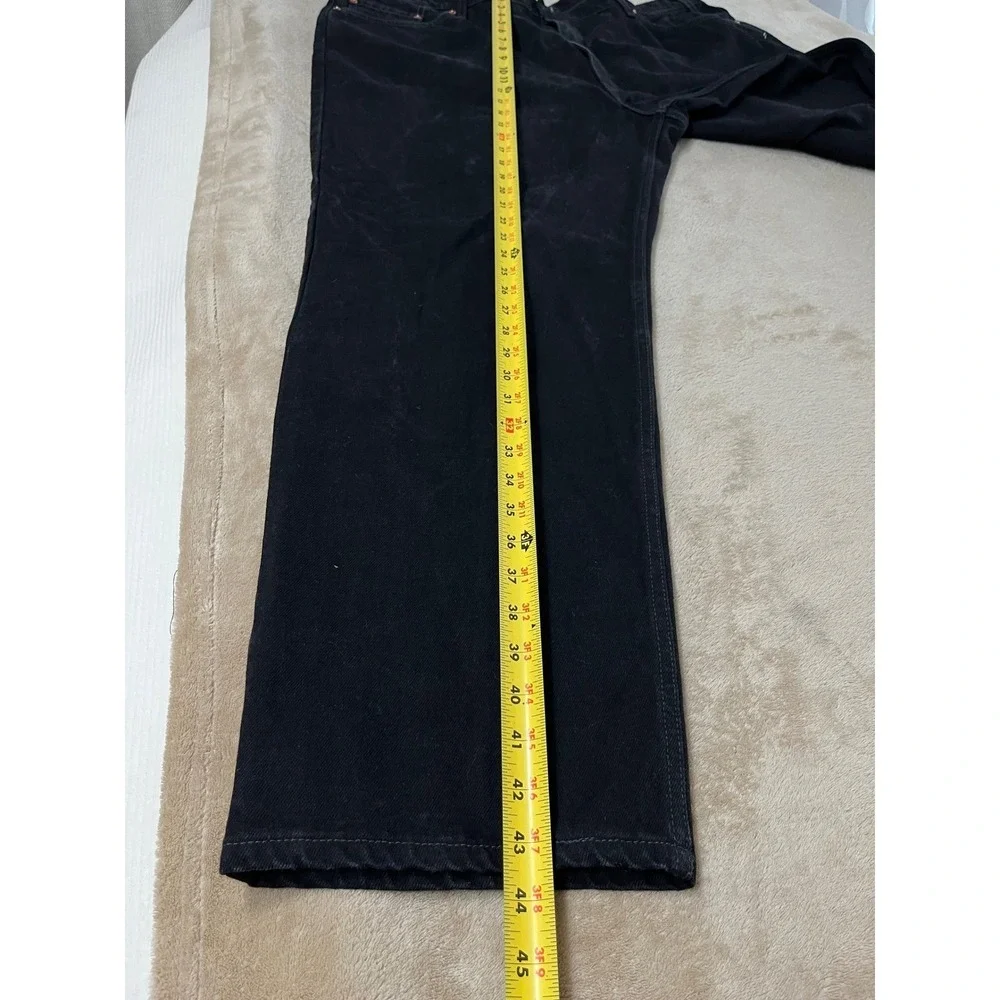 Vintage Levis 550 Relaxed Fit Jeans Men's 46(44)x30 Black Made in USA faded good